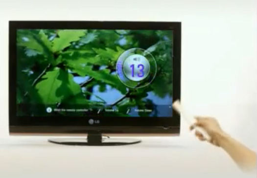 LG MagicTV - новая технология управления жестами (видео)