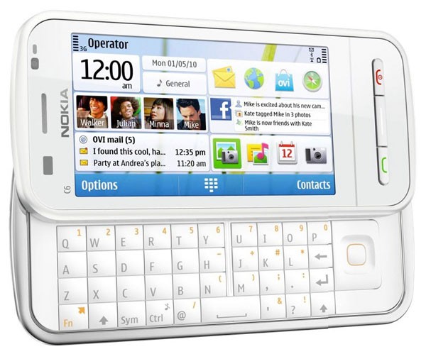 Nokia C6 QWERTY-слайдер