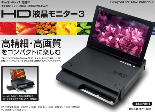 Hori HP3-87 – собственный экран для PS3 Slim