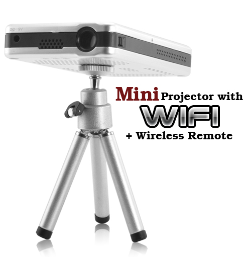 Mini Projector with Wifi and Wireless Remote - мини-проектор с 
WiFi (11 фото)