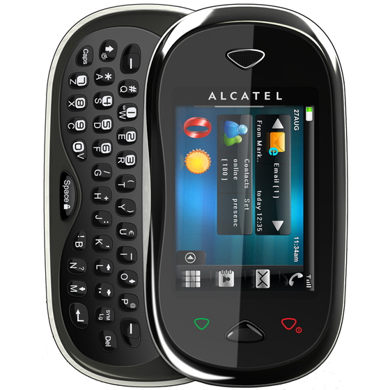 Alcatel One Touch XTRA - QWERTY-слайдер с сенсорным QVGA-дисплеем (3 фото)