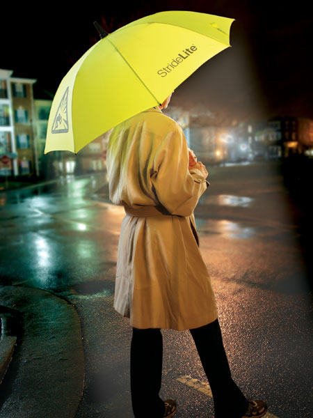 Lighted Safety Umbrella - зонтик с подсветкой (2 фото)