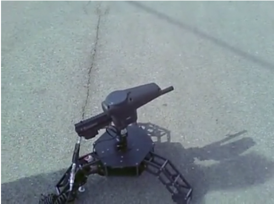 Robotic Paintball Gun Sentry – робот-турель (видео)
