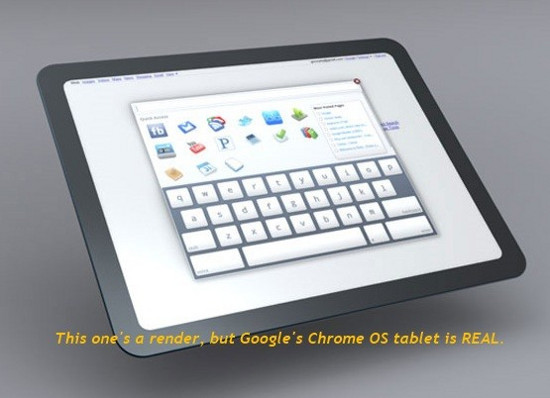 Подробности о планшете Google Chrome OS