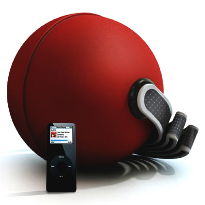 Ecoball - портативная акустическая система в виде мяча (6 фото)