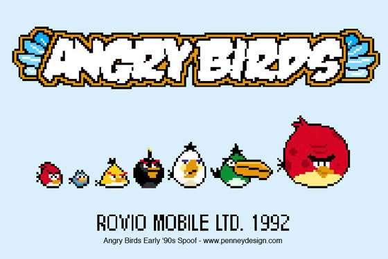 Angry Birds портировали на приставку Nintendo 8 bit (4 фото)
