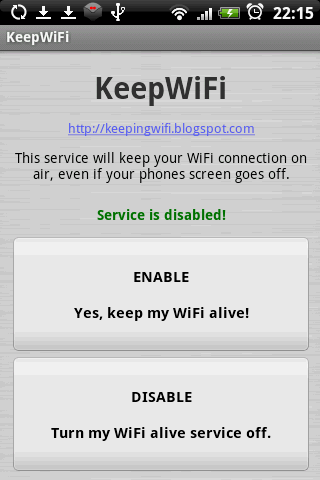KeepWiFi 1.4 - Следит за тем, чтобы ваше Wi-Fi соединение не обрывалось