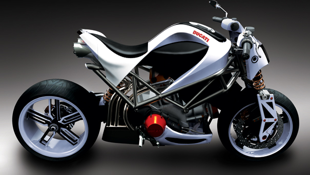 Концепт мотоцикла от Ducati (4 фото)