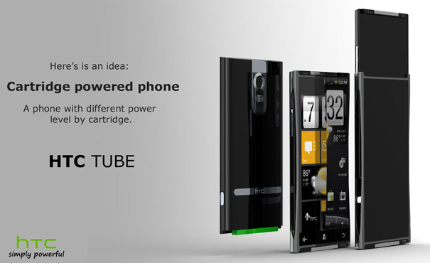 HTC Tube - концептуальный смартфон (6 фото)