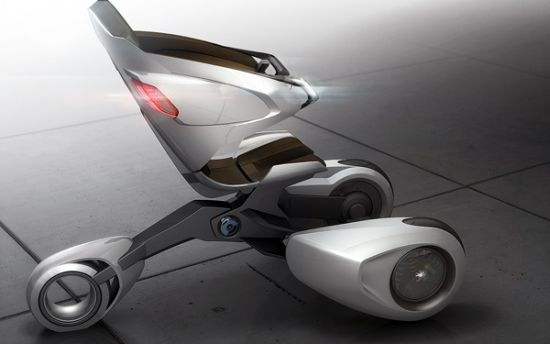 Peugeot xb1 - очередной концепт транспорта будущего (6 фото)