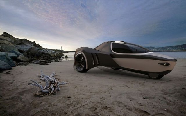 Manta Concept - концепт автомобиля-амфибии (6 фото)