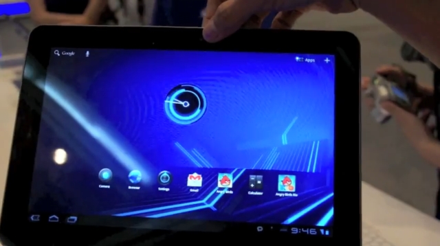 Реальный Galaxy Tab 10.1 (видео)