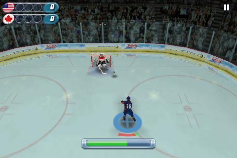Hockey Nations: Shoot-Out 3D 1.2 - Пробиваем буллиты
