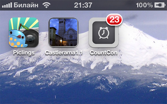 CountCon: таймер на Springboard [App Store + HD] 