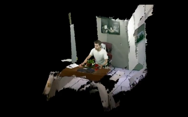 3D телеконференция с Kinect (видео)