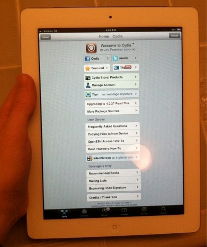 Джейлбрейк для iPad2 доступен всем желающим