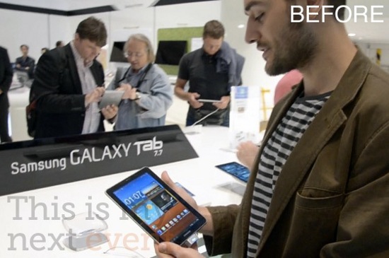 Galaxy Tab 7.7 пропал с выставки IFA 2011