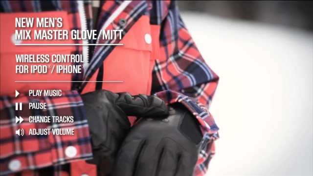 Музыкальные перчатки для iPhone (видео)