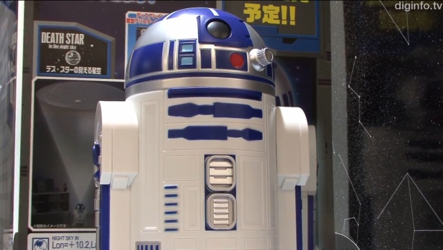 Проектор звёздного неба в виде робота R2-D2 (видео)