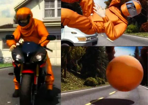 Система безопасности для мотоциклистов (видео)