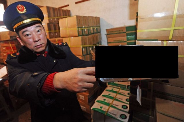 На китайской границе задержана партия iPhone пятого поколения (5 фото)
