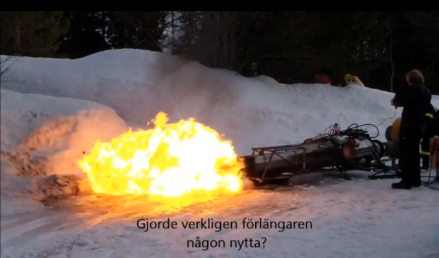 Riding rockets and jets around the frozen wastes of Sweden (3 video)