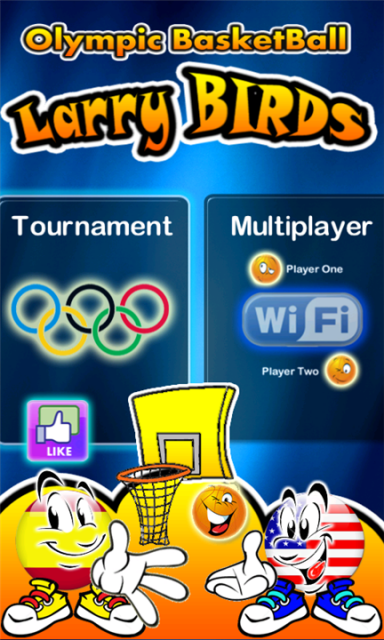 Larry Birds Basket Pro. Игра с многопользовательским режимом по Wi-Fi