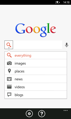 Google Search v1.1.0.0 - официальное приложение поиска Google
