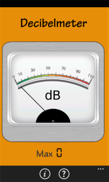 Decibelmeter - измеряет уровень шума