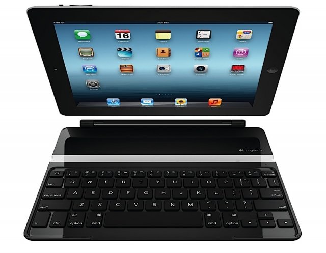 Ультратонкий чехол-клавиатура для iPad 3 (3 фото)