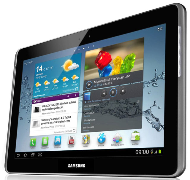 Samsung начинает российские продажи Galaxy Tab 2