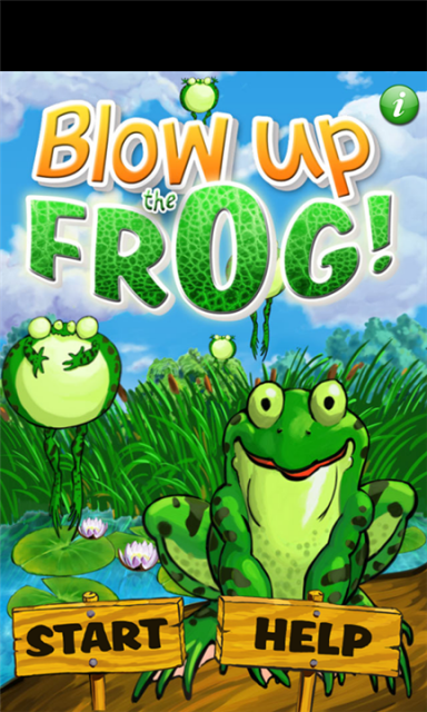 Blow up the frog - надуй лягушку как можно больше