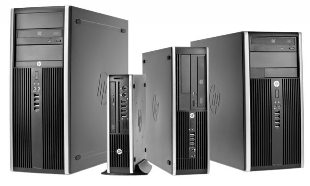 Три компьютера и два монитора от HP (16 фото)