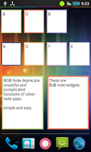 BoB Note 0.2.0 - Удобный и простой блокнот с виджетами