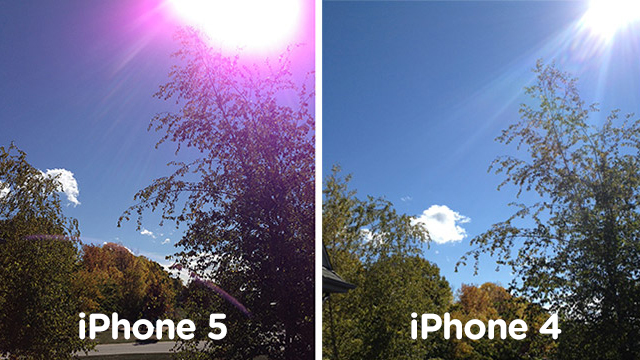 Фиолетовые засветы фотографий на iPhone 5 — это нормально (3 фото)