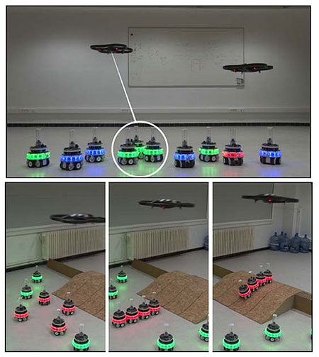 Самоорганизующиеся роботы (видео)