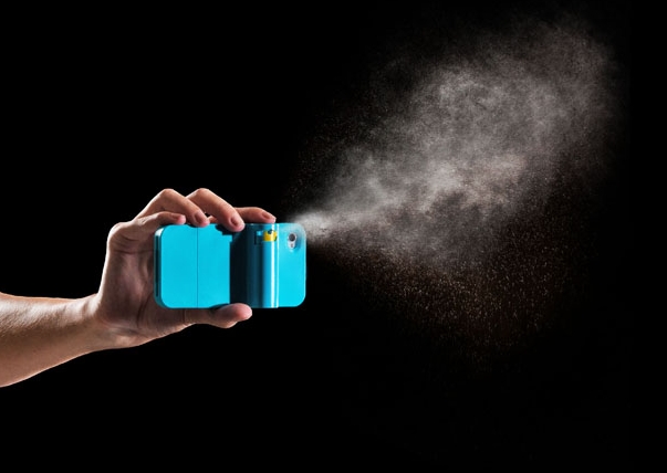 Чехол со встроенным газовым баллончиком для iPhone (5 фото)