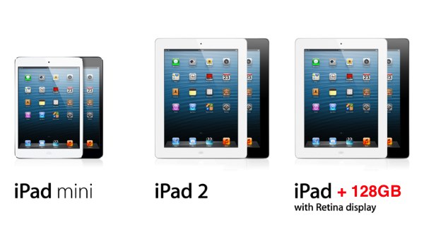 Apple выпустила iPad 4 на 128 ГБ