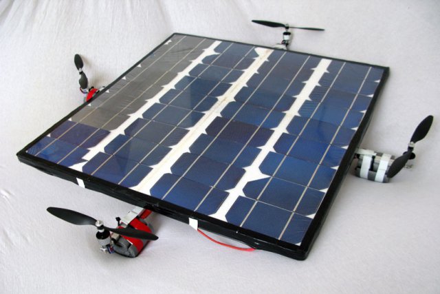 Квадрокоптер на солнечной энергии (4 фото)