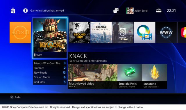 Интерфейс игровой консоли PlayStation 4 (9 фото)