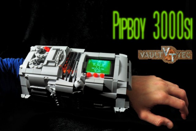 Pip-Boy 3000 из Lego (видео)