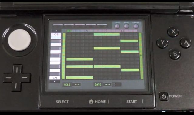 Ретро синтезатор для Nintendo 3DS (видео)