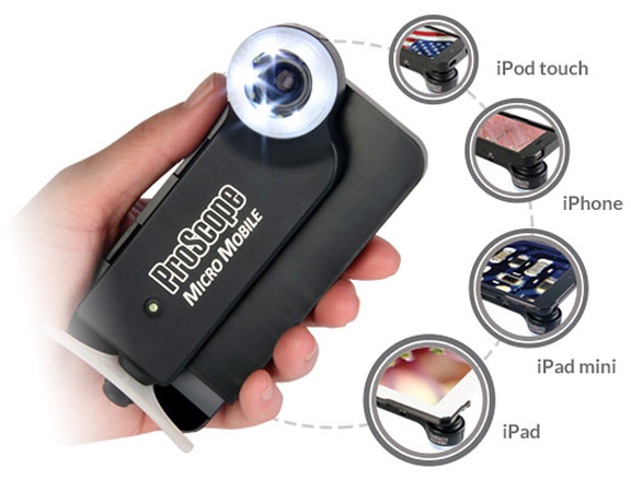 Bodelin ProScope Micro Mobile - профессиональный микроскоп для мобильных устройств (видео)