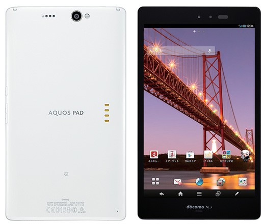 Sharp Aquos Pad SH-08E - 7-дюймовый планшет с FullHD IGZO дисплеем