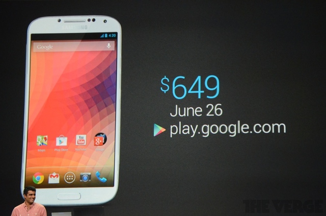 Samsung Galaxy S4 с "голым" Android за $650