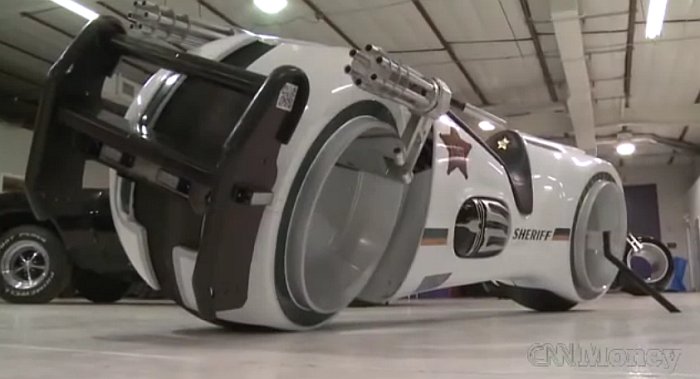 Электрический мотоцикл в стиле Tron (видео)