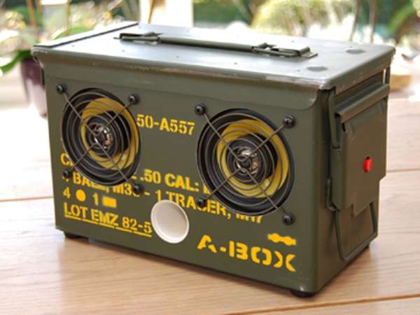 A-BOX - динамик в виде ящика для патронов (6 фото + 2 видео)