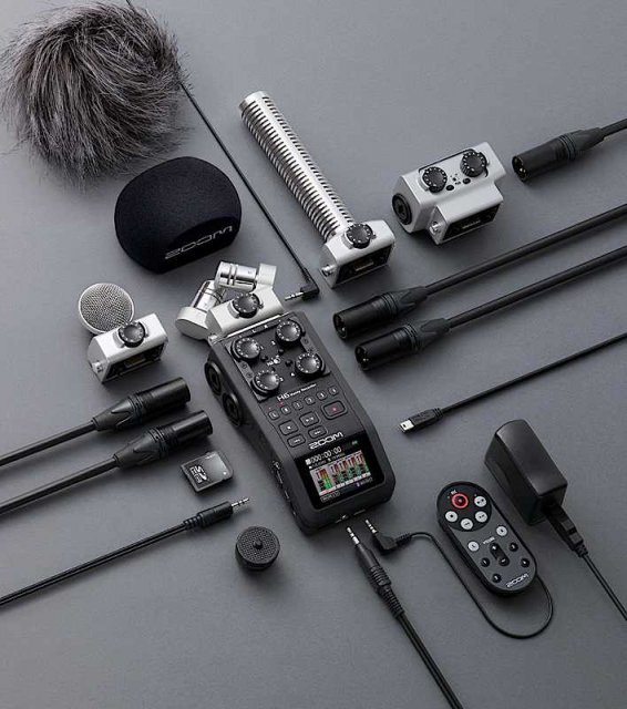Zoom H6 - новая модель в линейке качественных микрофонов (14 фото)