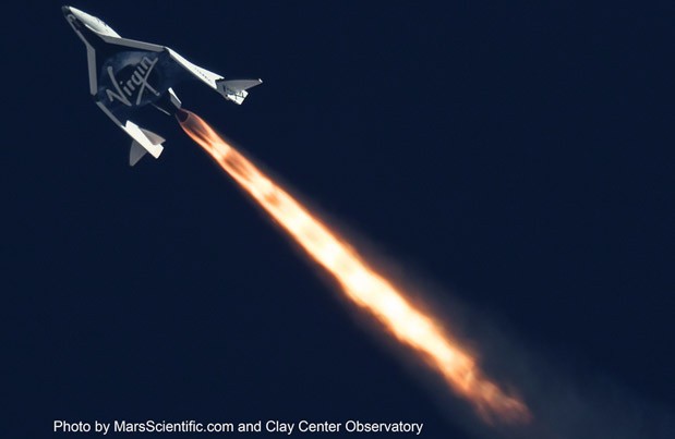 SpaceShipTwo успешно завершил второй тестовый полёт (видео)