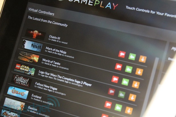 Gameplay - виртуальный контроллер для игр на планшетах Windows 8 (3 фото + видео)